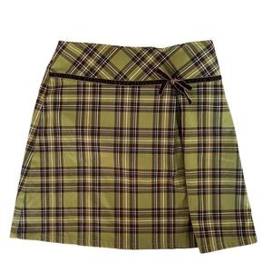 Vintage Y2K Plaid Mini Skirt